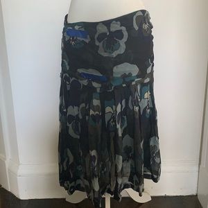 Dries Van Noten Silk Skirt